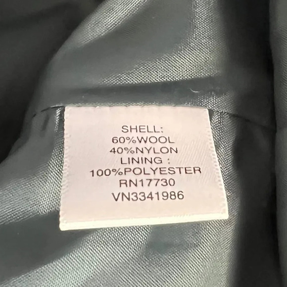 Mossimo Short Waisted Shawl Neck Teal Peacoat Size Small - Picture 6 of 8